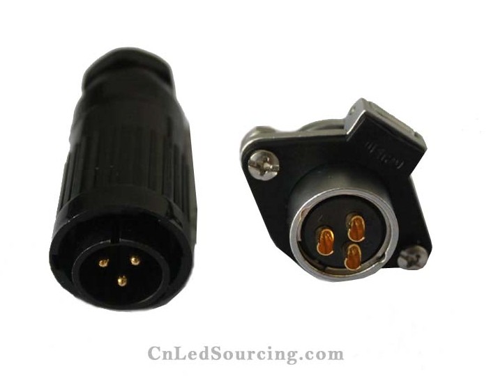 WEIPU WP20 3 Pin Power Connector for LED Display - Click Image to Close